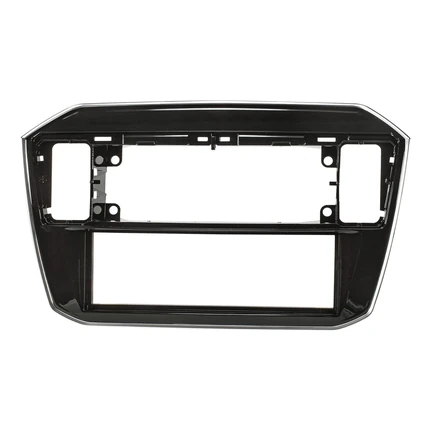 tomzz Audio Radioblende kompatibel mit VW Seat Skoda UP Mii City Go 1-DIN Piano Lack schwarz ab Bj. 2017