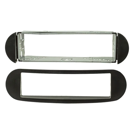 Radioblende Metallschacht kompatibel mit VW New Beetle 1998 bis 2011 schwarz