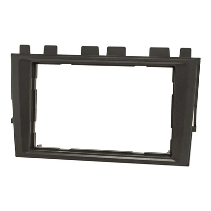 Doppel DIN Radioblende kompatibel mit VW Polo T6.1 ab 2018 für Fahrzeuge ohne OEM Radio schwarz