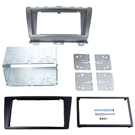 11111Radioblende kompatibel mit Mazda 6 (GH) 2-DIN-Set silber / schwarz Bj. 02/2008 - 12/2012