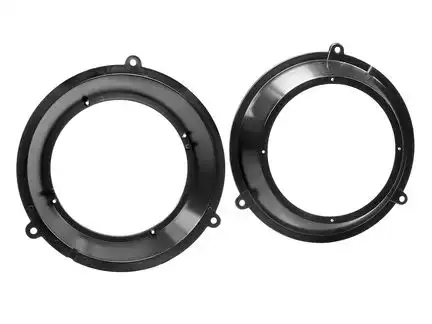 11111Lautsprecher Adapterringe kompatibel mit Fiat Panda (169) 2003-2012 adaptiert auf 165er Lautsprecher