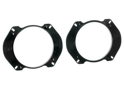 ACV Lautsprecher Adapterringe kompatibel mit Alfa Romeo Fiat Lancia Peugeot GTV Spider Multipla Ypsilon 306 adaptiert auf 130er Lautsprecher