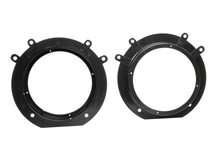 ACV Lautsprecher Adapterringe kompatibel mit Citroen Fiat Peugeot Jumpy II Scudo Expert (G9) (X) ab Bj. 01/2007 adaptiert auf 165er Lautsprecher