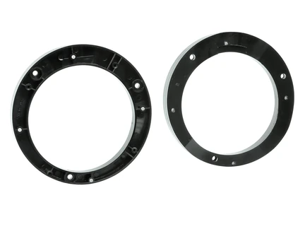 ACV Lautsprecher Adapterringe kompatibel mit Mercedes E-Klasse W210 Türe Heck Bj.1996 -2002 adaptiert auf 130er Lautsprecher