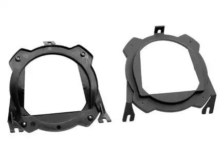 11111Lautsprecher Adapterringe kompatibel mit Opel Corsa Tigra seitl. Heckablage adaptiert auf 130er Lautsprecher