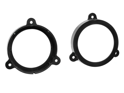 ACV Lautsprecher Adapterringe kompatibel mit Renault Dacia Megane III Wind Logan Sandero Türe Front/Heck 2006-2014 adaptiert auf 130er Lautsprecher