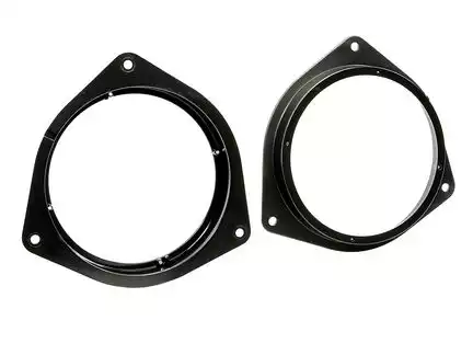 11111Lautsprecher Adapterringe kompatibel mit Toyota Daihatsu Auris Avensis Corolla Celica RAV4 MR2 Prius Yaris IQ Previa Materia adaptiert auf 165er Lautsprecher