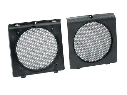 11111Lautsprecher Abdeckungen Gitter kompatibel mit VW Golf II Jetta Türe Front adaptiert auf 130er Lautsprecher