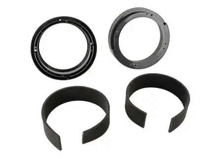 ACV Lautsprecher Adapterringe kompatibel mit VW Seat New Beetle Fox Lupo Polo Arosa Front + Heck adaptiert auf 165er Lautsprecher