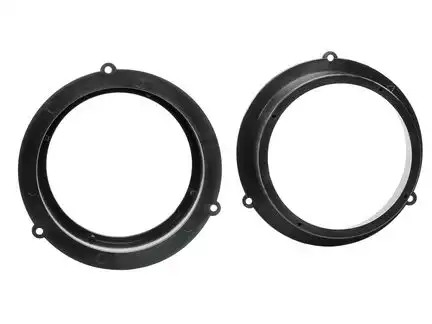11111Lautsprecher Adapterringe kompatibel mit Audi Seat A3 A4 A5 A6 A8 Q3 Q5 Q7 TT Leon adaptiert auf 165er Lautsprecher
