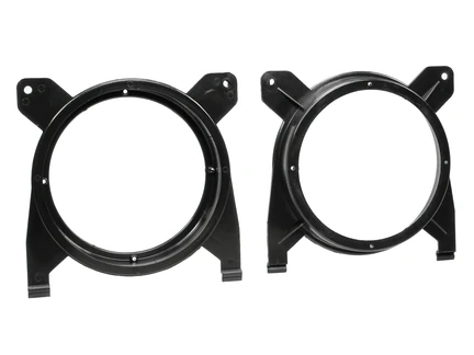 ACV Lautsprecher Adapterringe kompatibel mit Volvo S60 S70 S80 Heckablage adaptiert auf 165er Lautsprecher