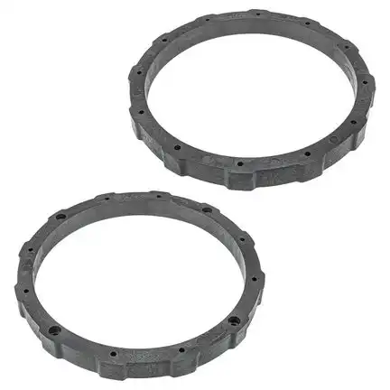 tomzz Audio Hart PVC Distanzringe Höhe 15mm für 165mm DIN Lautsprecher 