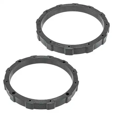 tomzz Audio Hart PVC Distanzringe Höhe 18mm für 165mm DIN Lautsprecher 