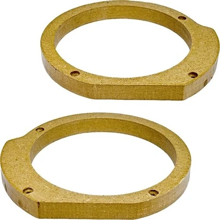 MDF Lautsprecher Adapterringe kompatibel mit Fiat Brava Bravo Marea adaptiert auf 165er Lautsprecher