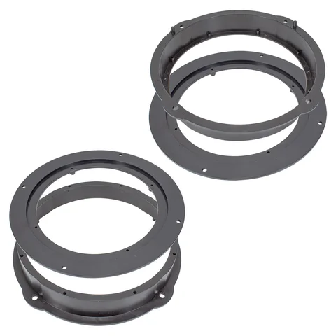 Lautsprecherringe Adapter Halterungen kompatibel mit Audi Seat A1 A3 A4 A5 A6 A7 A8 Q3 Q5 Leon Tür vorne für 165mm Lautsprecher