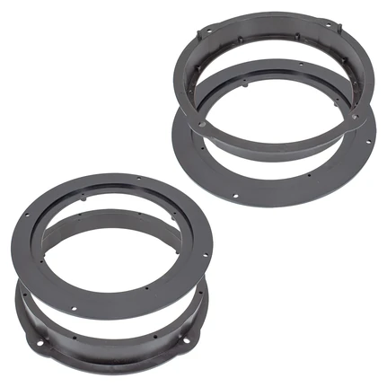 Lautsprecherringe Adapter Halterungen kompatibel mit Audi Seat A1 A3 A4 A5 A6 A7 A8 Q3 Q5 Leon Tür vorne für 165mm Lautsprecher
