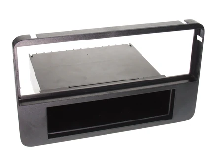 ACV Radioblende kompatibel mit Alfa Romeo 159 Brera Spider (939) 1-DIN mit Fach schwarz