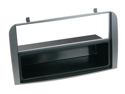 ACV Radioblende kompatibel mit Alfa Romeo 147 GT (937) 2-DIN mit Fach anthrazit bis Bj. 2010