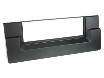 11111Radioblende kompatibel mit BMW 5er X5 (E39) (E53) 1-DIN schwarz ohne Bordcomputer