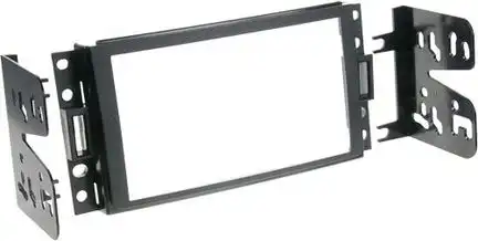 11111Radioblende kompatibel mit Chevrolet Corvette Uplander 2-DIN schwarz 