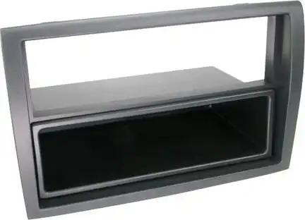 11111Radioblende kompatibel mit Peugeot Boxer (250) 2-DIN mit Fach schwarz ab Bj. 04/2006