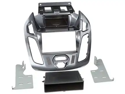 ACV Radioblende kompatibel mit Ford Tourneo Connect Transit Connect (PJ2) 2-DIN mit Fach Nebula