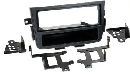 11111Radioblende kompatibel mit Acura RSX RSX Type S 1-DIN schwarz 