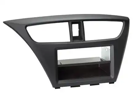 11111Radioblende kompatibel mit Honda Civic (FK1) (FK2) (FK3) 2-DIN mit Fach schwarz ab Bj. 02/2012