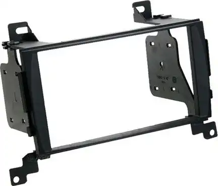 11111Radioblende kompatibel mit Hyundai Santa Fé (CM) 2-DIN schwarz Bj. 2007 - 2012