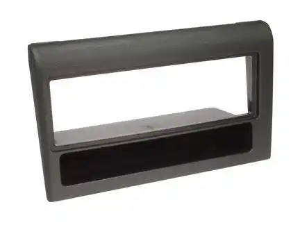 11111ACV Radioblende kompatibel mit Alfa Romeo 155 (167) 1-DIN mit Fach schwarz Bj. 1992 - 1997