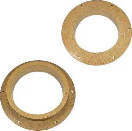 MDF Lautsprecher Adapterringe 0772.05844 kompatibel mit Skoda Octavia II Yeti Kodiaq Superb adaptiert auf 165er Lautsprecher