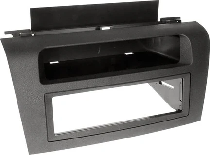 ACV Radioblende kompatibel mit Mazda 3 (BK) 1-DIN mit Fach schwarz Bj. 10/2003 - 03/2009