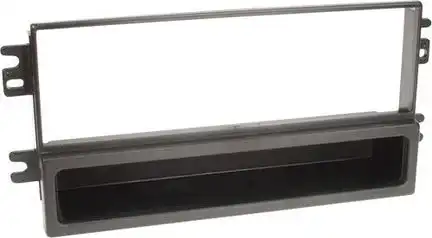 11111ACV Radioblende kompatibel mit Kia Carnival 1-DIN mit Fach schwarz Bj. 02/2001 - 2005