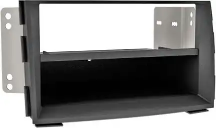 Radioblende kompatibel mit Kia Venga (YN) 2-DIN mit Fach schwarz ab BJ. 11/2009