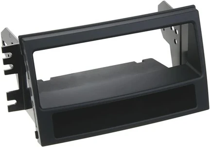 ACV Radioblende kompatibel mit Kia Soul (AM) 2-DIN mit Fach schwarz Bj. 11/2008 - 09/2011