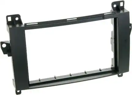 11111Radioblende kompatibel mit VW Crafter 2-DIN schwarz ab Bj. 04/2006 