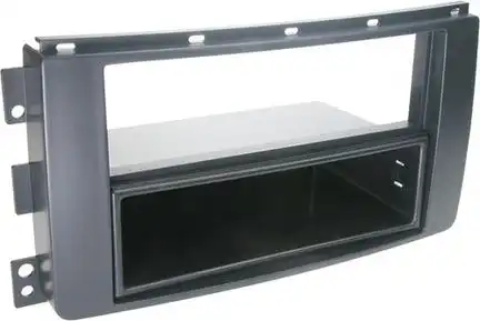 11111Radioblende kompatibel mit Smart ForTwo (BR451) 2-DIN schwarz Bj. 02/2007 - 08/2010