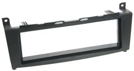 11111Radioblende kompatibel mit Mercedes C-Klasse (W204) (S204) 1-DIN schwarz Bj. 2007 - 02/2011