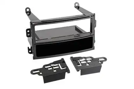 111111-DIN Radioblende kompatibel mit Nissan 350Z (Z33) (Z33N) 1-DIN schwarz bis Bj. 08/2005