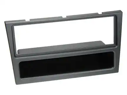 11111Radioblende kompatibel mit Opel Renault Suzuki Subaru Agila Corsa Meriva Omega Vectra Vivaro Zafira Trafic Ignis Wagon R Justy 1-DIN charcoal-metallic