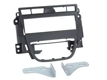 11111Radioblende kompatibel mit Opel Meriva B 1-DIN schwarz ab Bj. 06/2010 