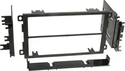 11111Radioblende kompatibel mit Chevrolet Blazer Impala Suburban Tahoe (GMT820) 2-DIN schwarz