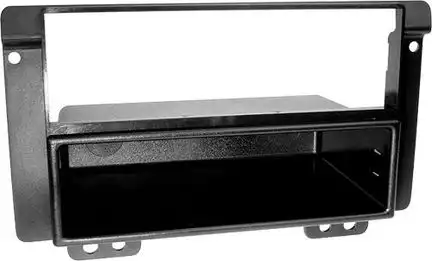 11111Radioblende kompatibel mit Landrover Freelander 2-DIN mit Fach schwarz ab Bj. 2004