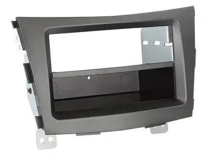 11111Radioblende kompatibel mit SsangYong Tivoli 2-DIN mit Fach anthrazit ab Bj. 2015