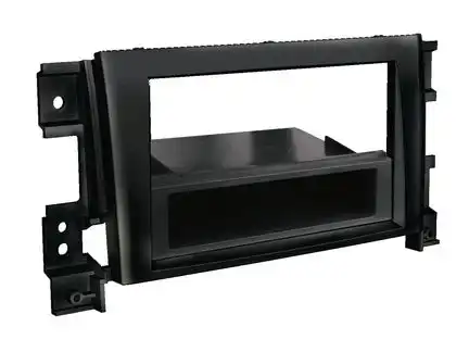 11111Radioblende kompatibel mit Suzuki Grand Vitara (JT) 2-DIN mit Fach schwarz