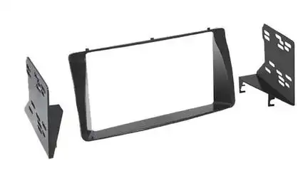 11111Doppel DIN Radioblende kompatibel mit Toyota Corolla Corolla Verso (E12U/E12J) (E12T/E12TS) (E12J1) 2-DIN schwarz