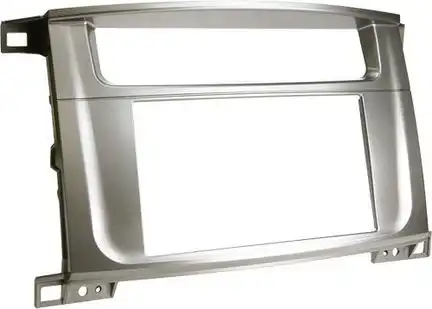 11111Radioblende kompatibel mit Lexus LX-470 (UZJ100) 2-DIN anthrazit-silber Bj. 2003 - 2007