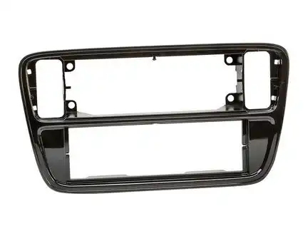 11111Radioblende kompatibel mit VW up! (AA) (AAN) 1-DIN Piano Lack schwarz ab Bj. 2011