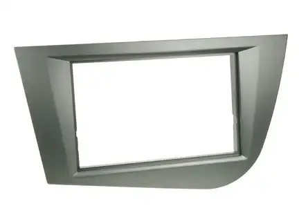 11111Doppel DIN Radioblende kompatibel mit Seat Leon (1P) (1PN) 2-DIN anthrazit Bj. 09/2005 - 03/2009