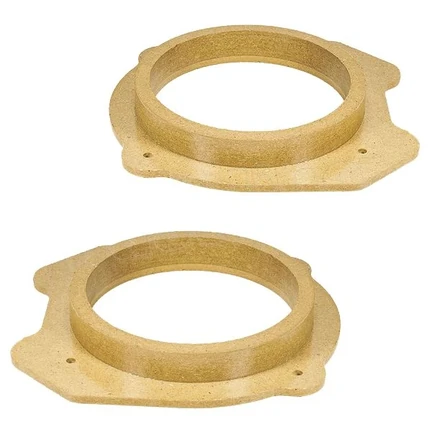 MDF Lautsprecher Adapterringe kompatibel mit Citroen C4 (nicht Picasso) adaptiert auf 165er Lautsprecher